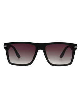 Scott Sunglasses - Mens Brown Lens Black Square Uv Protection Sunglasses-3092 Enzo C3 (55)