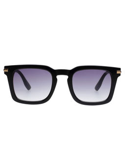 Scott Sunglasses - Mens Blue Lens Black Square Uv Protection Sunglasses-3093 Torino C1 (50)