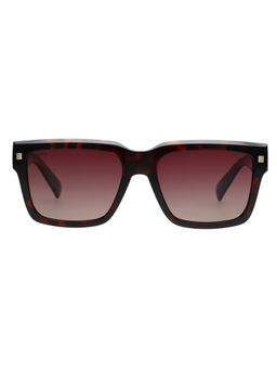 Scott Sunglasses - Womens Brown Lens Red Square Uv Protection Sunglasses-3101Pl Camry C2 (55)