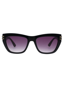 Scott Sunglasses - Womens Purple Lens Black Cateye Uv Protection Sunglasses-3111 Talita C1 (53)
