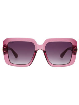 Scott Sunglasses - Womens Purple Lens Pink Square Uv Protection Sunglasses-3123 Natalia C2 (52)