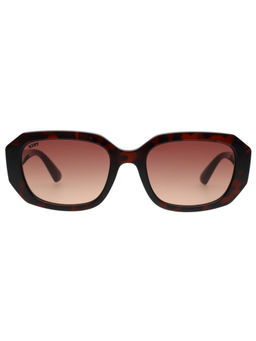 Scott Sunglasses - Womens Brown Lens Havana Square Uv Protection Sunglasses-3124 Renata C2 (53)