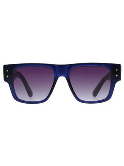 Scott Sunglasses - Mens Purple Lens Blue Square Uv Protection Sunglasses-3135 Santino C2 (52)