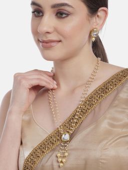 Gahan - Gold-Plated Lightweight Kundan Jewellery Set