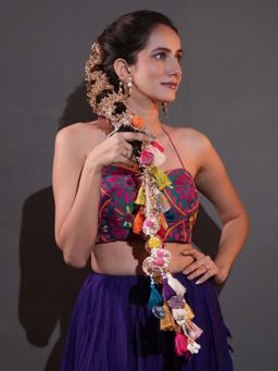 Hair Drama Co. - Myra Colourful Tassels Parandi with Ghungroo