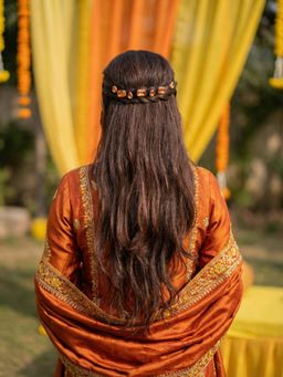 Hair Drama Co. - Orange Crystal Pins (Pack of 8)