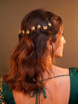 Hair Drama Co. - Gold Crystal Pins (Pack of 10)