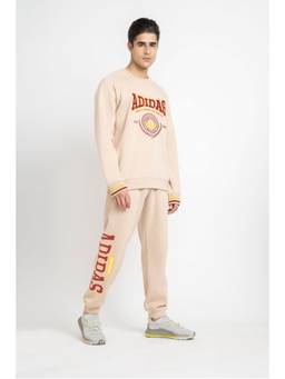 adidas Originals - Fleece Crew Beige Casual Sweatshirts