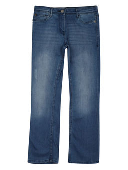 Peter England - Girls Blue Regular Fit Jeans