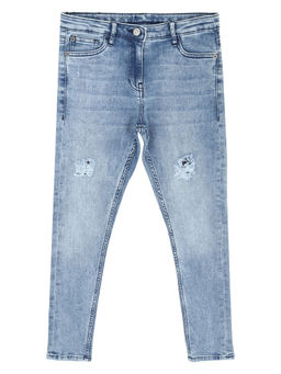 Peter England - Girls Blue Skinny Fit Jeans