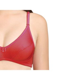 Bodycare - Perfect Coverage Bra In Pink-Wine-Red Color (Pack of 3)