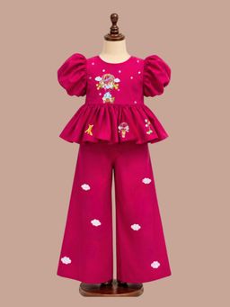 Tilsim by Sagarika Mehrotra - Pink Dream Balloon Co-Ord Set