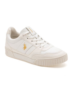 U.S. POLO ASSN. - Men White Rever Sneakers