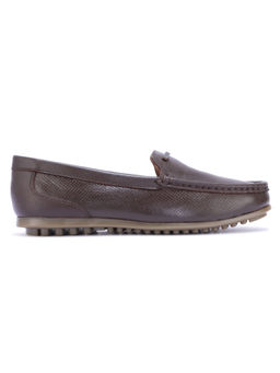 WOODLAND - Women Brown Slip On Loafers