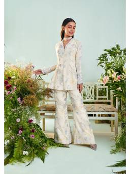 Mani Bhatia - Eliana Ivory Top With Pant