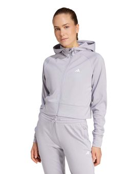 adidas - W GG FZ HD Women Grey Training Jacket