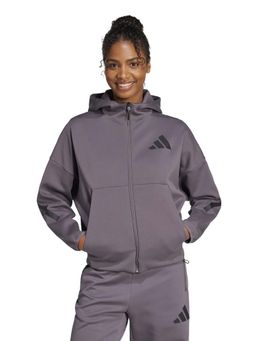 adidas - W Z.N.E. FZ Women Dark Grey Training Jacket