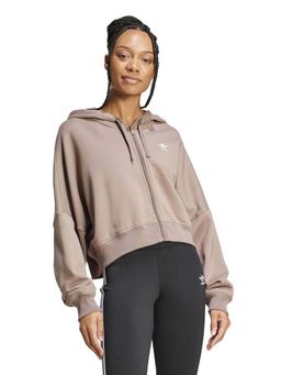 adidas Originals - ESS FZ HOODIE Women Brown Jacket