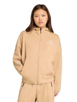 adidas - W Z.N.E. FZ Women Brown Training Jacket