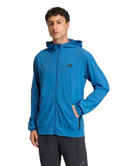 adidas - D4T HYBRID FZ H Men Blue Training Jacket