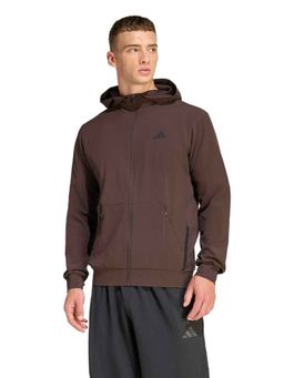 adidas - D4T HYBRID FZ H Men Brown Training Jacket