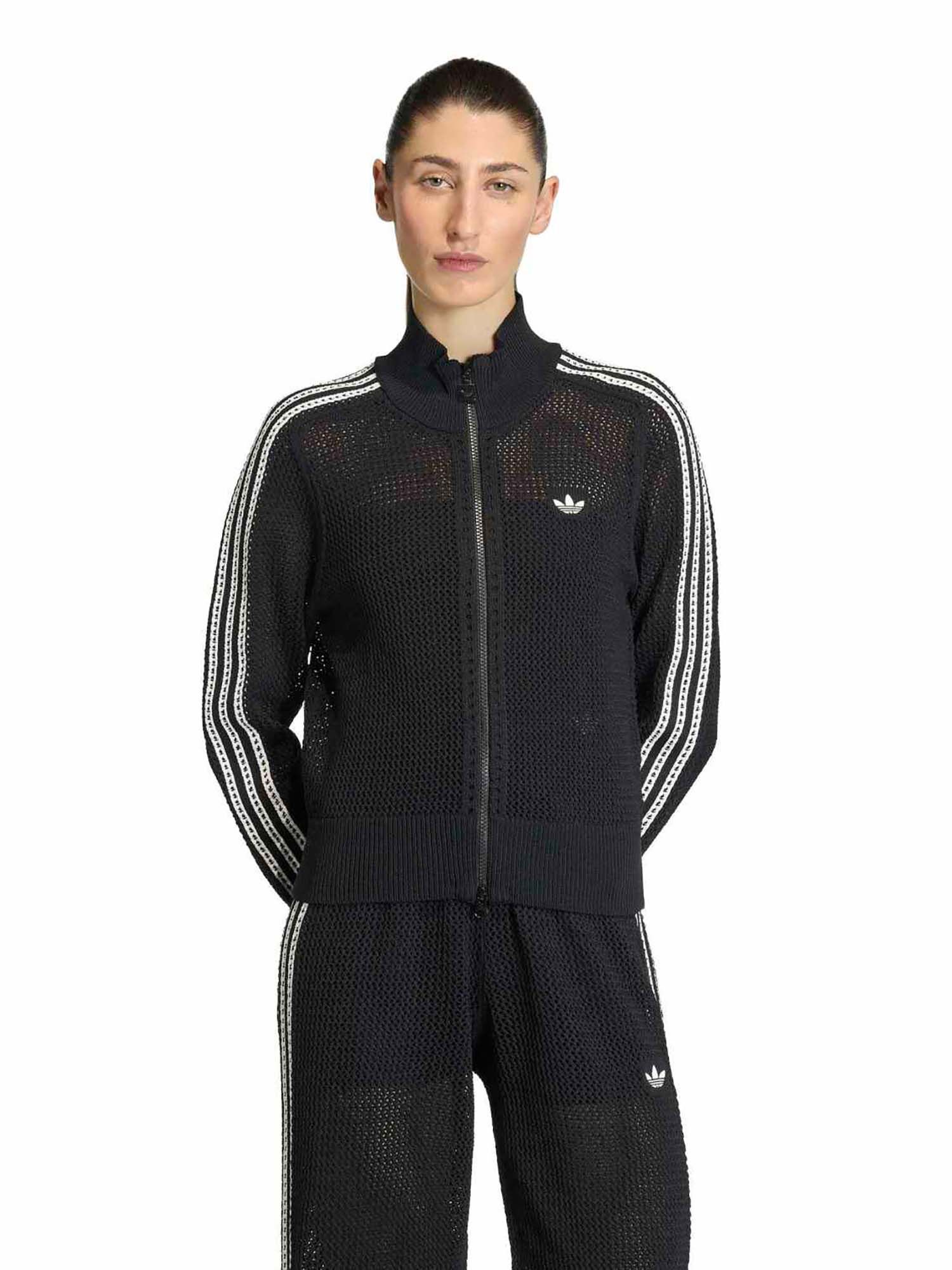 Buy adidas Originals CROCHET TT Women White Jacket Online