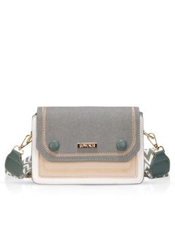 LUVOKSI - Grey Colorblock Sling Bag (Medium)