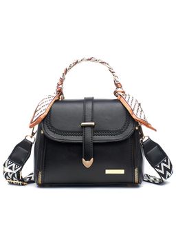 LUVOKSI - Black Solid/Plain Sling Bag (Medium)