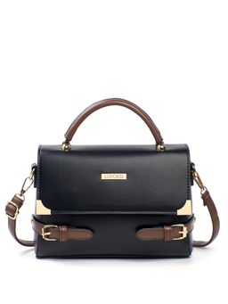 LUVOKSI - Black Solid/Plain Sling Bag (Medium)