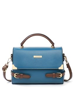 LUVOKSI - Blue Solid/Plain Sling Bag (Medium)