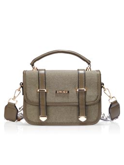 LUVOKSI - Olive Textured Sling Bag (Medium)