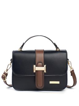 LUVOKSI - Black Solid/Plain Sling Bag (Medium)