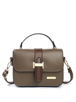 LUVOKSI - Olive Solid/Plain Sling Bag (Medium)