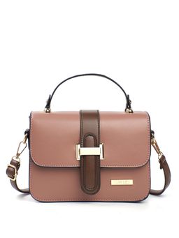 LUVOKSI - Pink Solid/Plain Sling Bag (Medium)
