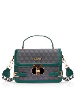 LUVOKSI - Grey Textured Sling Bag (Medium)
