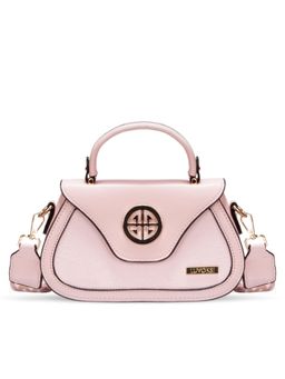 LUVOKSI - Pink Textured Sling Bag (Medium)