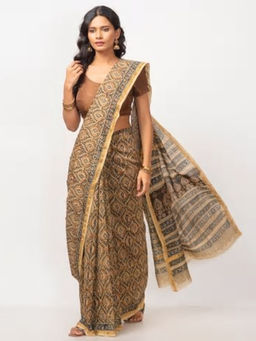 Fabindia - Cotton Silk Kalamkari Sari