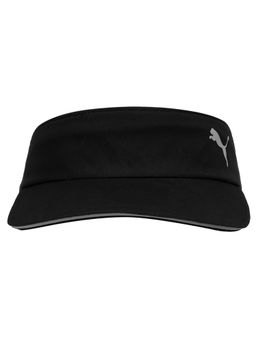 Puma - Black Unisex Running Visor Kids Cap