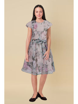 Allen Solly - Girls Floral Printed Casual Dress