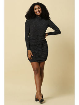 Allen Solly - Women Black Embellished Party Dress