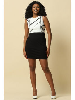 Allen Solly - Women White Patterned Casual Dress