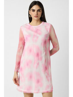 Van Heusen - Women Pink Printed Party Dress