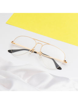 TED SMITH - Aviator Gold Spectacles for Mens Womens (58)
