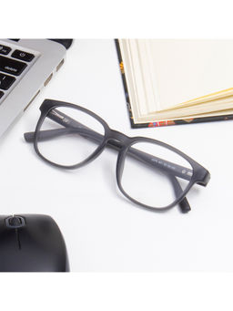 TED SMITH - Wayfarer Grey Spectacles for Mens Womens (53)