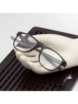 TED SMITH - Wayfarer Grey Spectacles for Mens Womens (52)