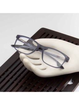 TED SMITH - Wayfarer Matt Blue Spectacles for Mens Womens (53)