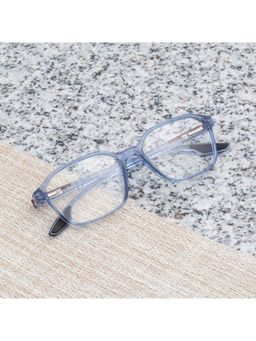 TED SMITH - Rectangular Blue Spectacles for Mens Womens (53)