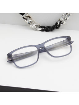 TED SMITH - Wayfarer Matt Blue Spectacles for Mens Womens (54)