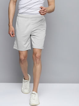 Alcis - Men Grey Slim Fit Training Or Gym Sports Shorts