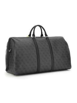 Guess - Men Black Printed Pisa Weekender Duffel Bag